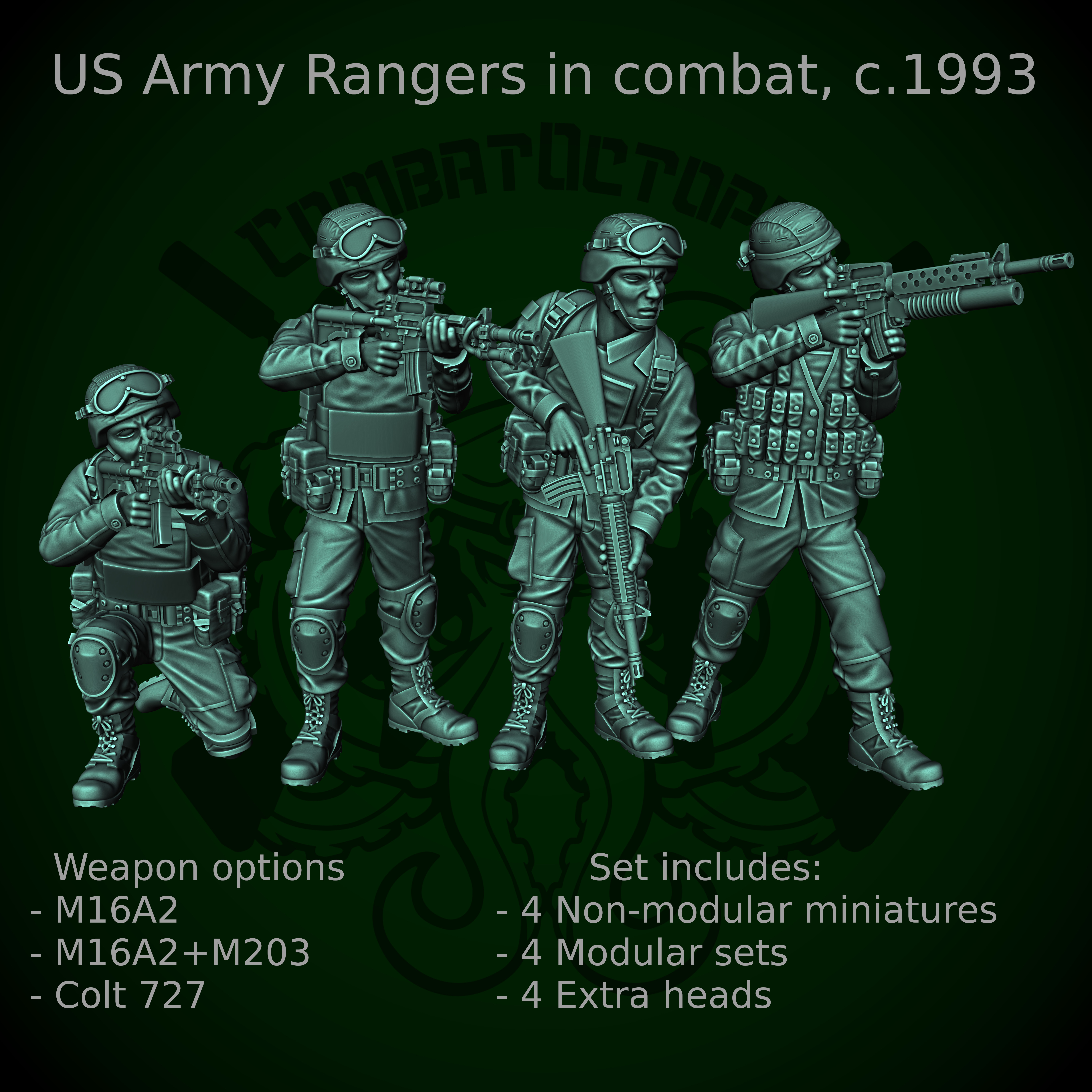US Army Rangers in combat, c.1993